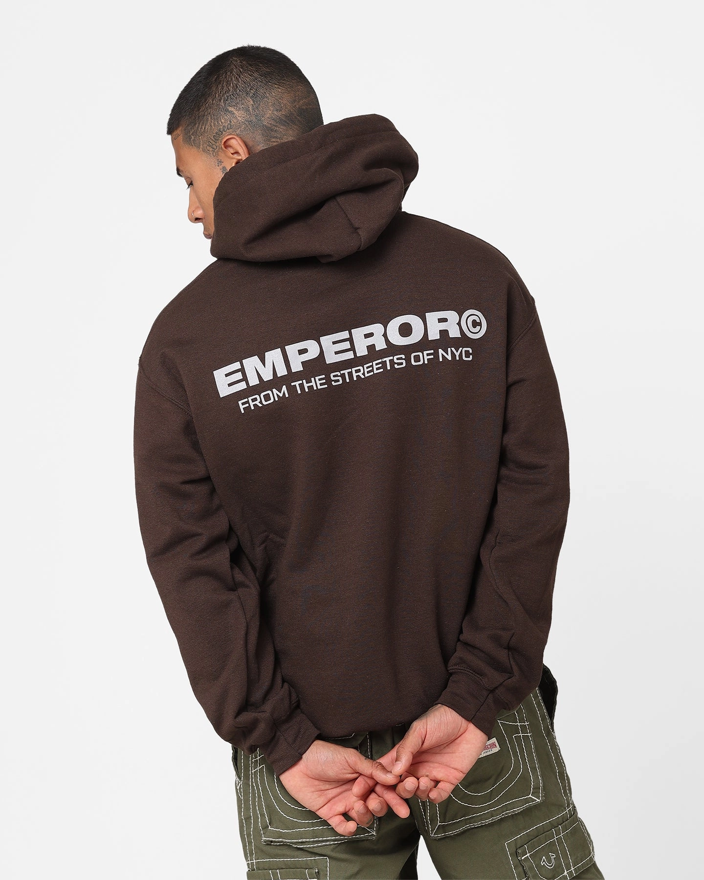 Expose Emperor Apparel The Streets Hoodie Brown