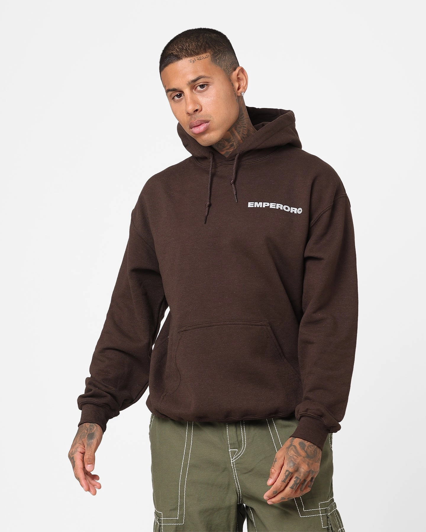 Emperor Apparel The Streets Hoodie Brown Belted