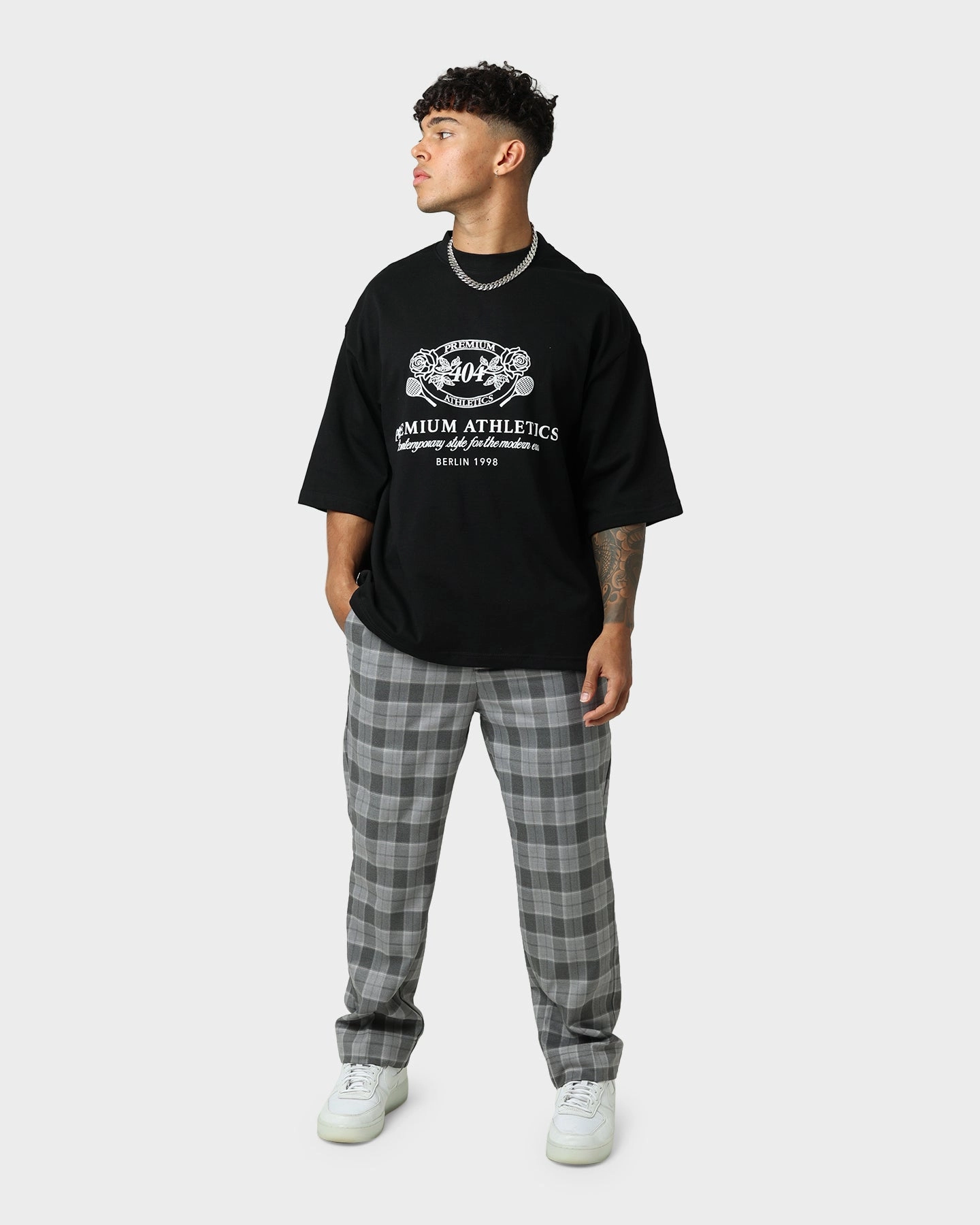 Light Layer Cool Vibes 404 Premium Athletics Heritage T-Shirt Black