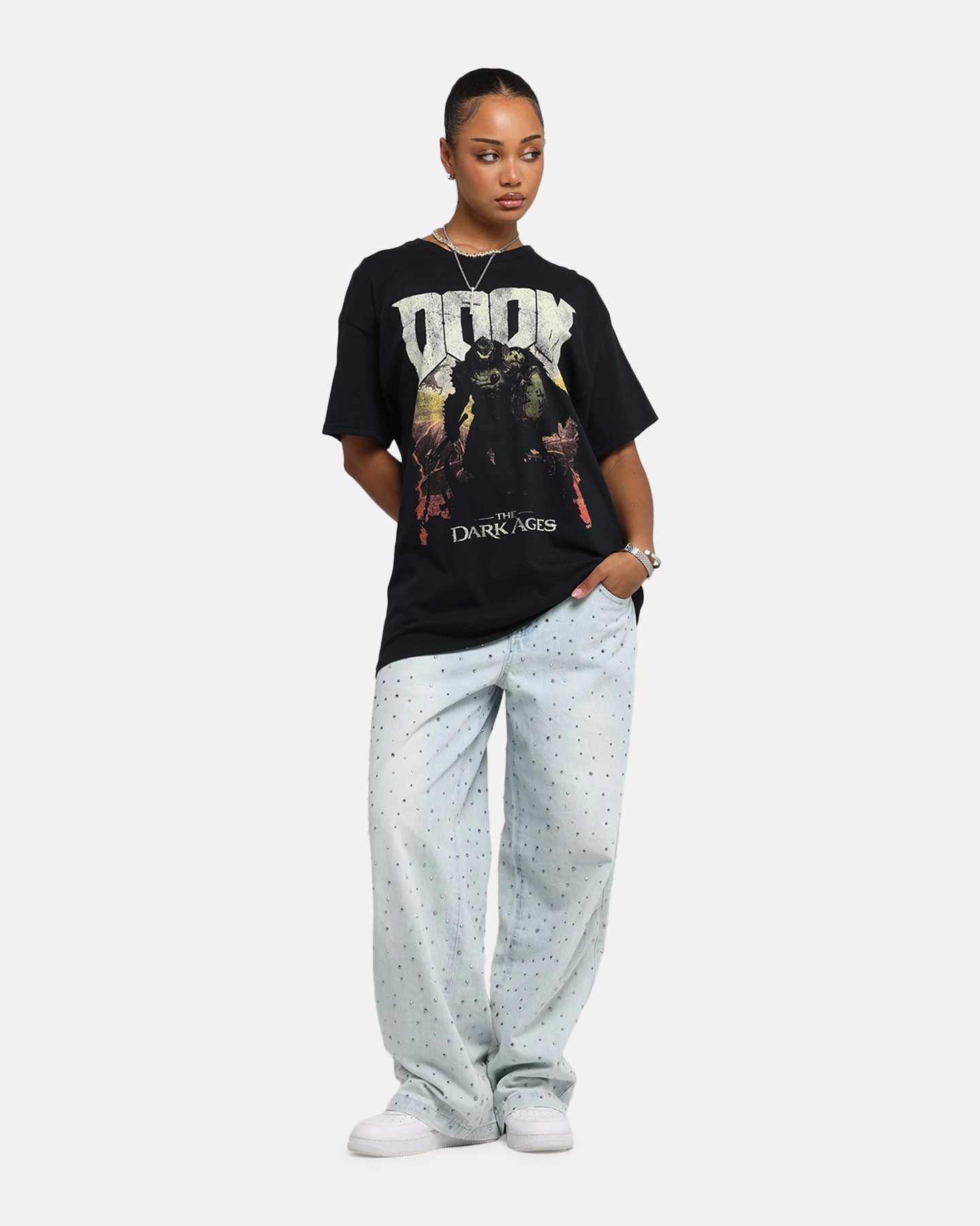 Minimal Comfort Lightweight Comfort Wear 73 Studio X Doom Dark Ages T-Shirt Black
