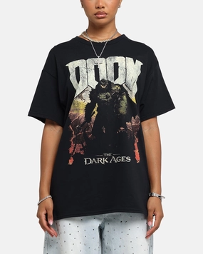 73 Studio X Doom Dark Ages T-Shirt Black Structured silhouette