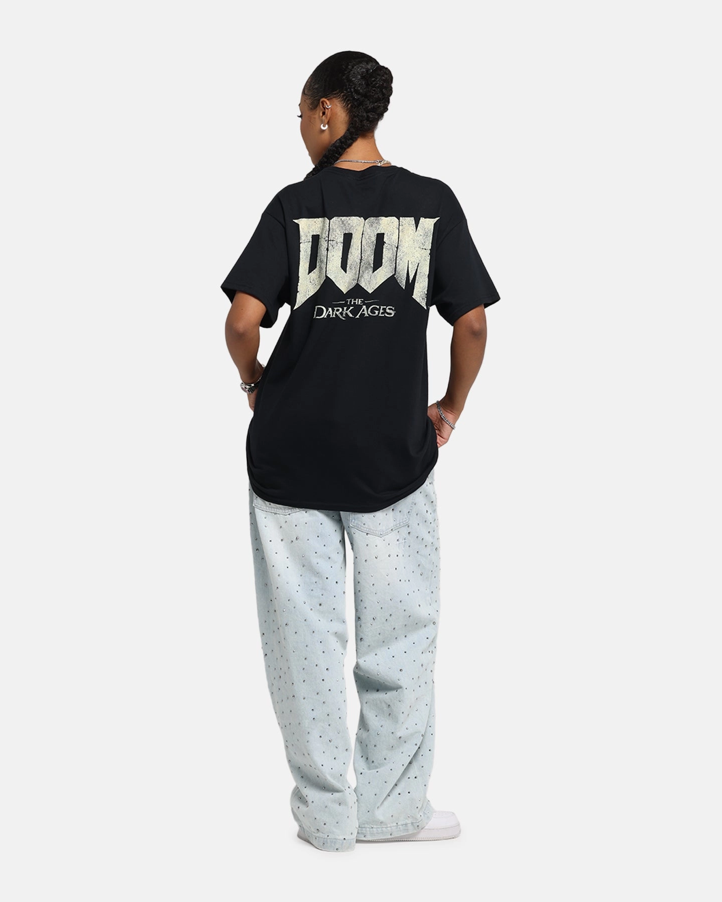 73 Studio X Doom Dark Ages T-Shirt Black Ergonomic Cut Slim fit clothing