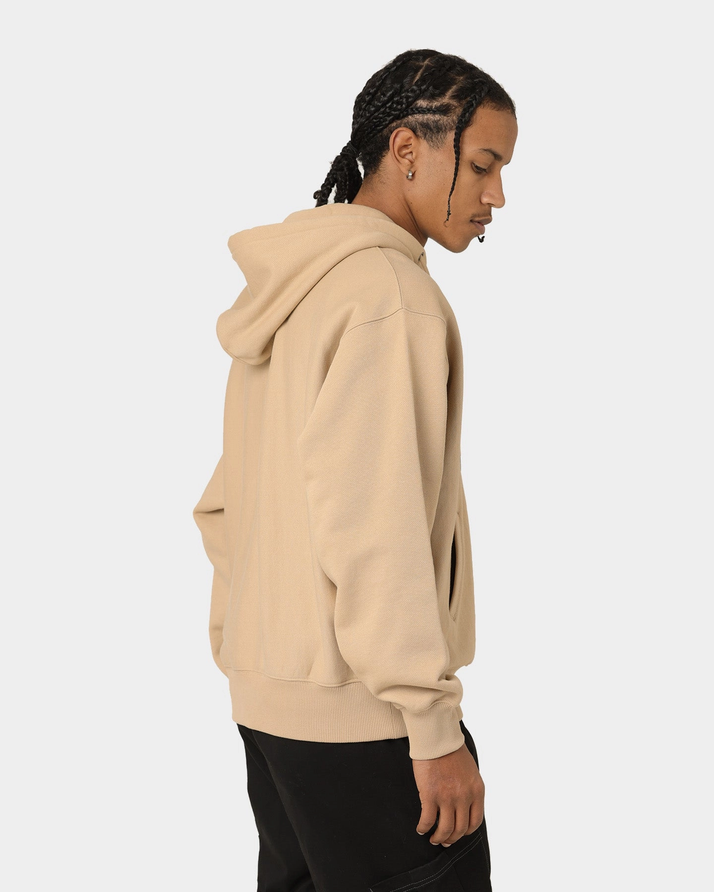 Carr?? Royale Quarter Zip Hoodie Stone sunny - day look