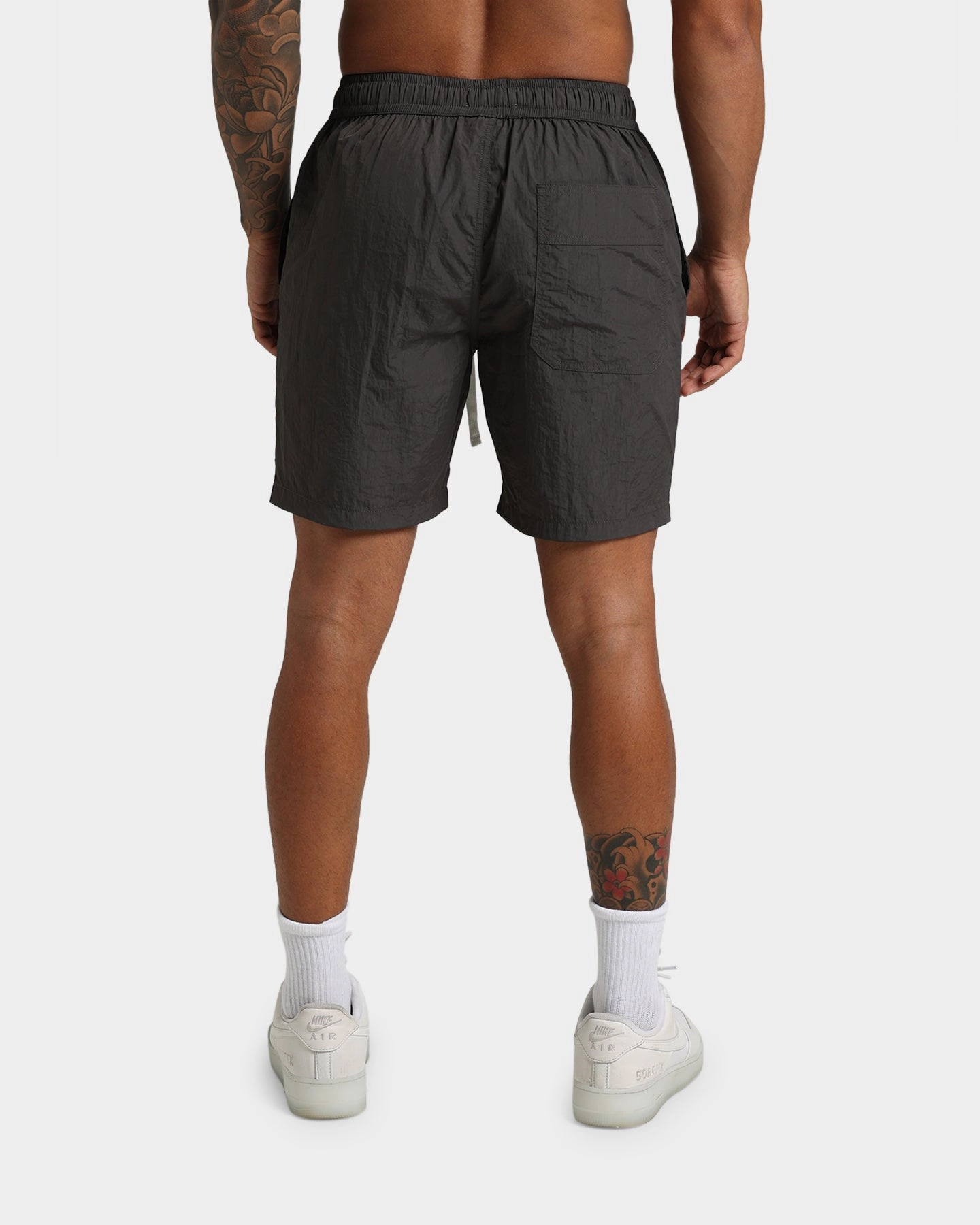 EN ES Exo Walk Shorts Charcoal Water Repellent Coating