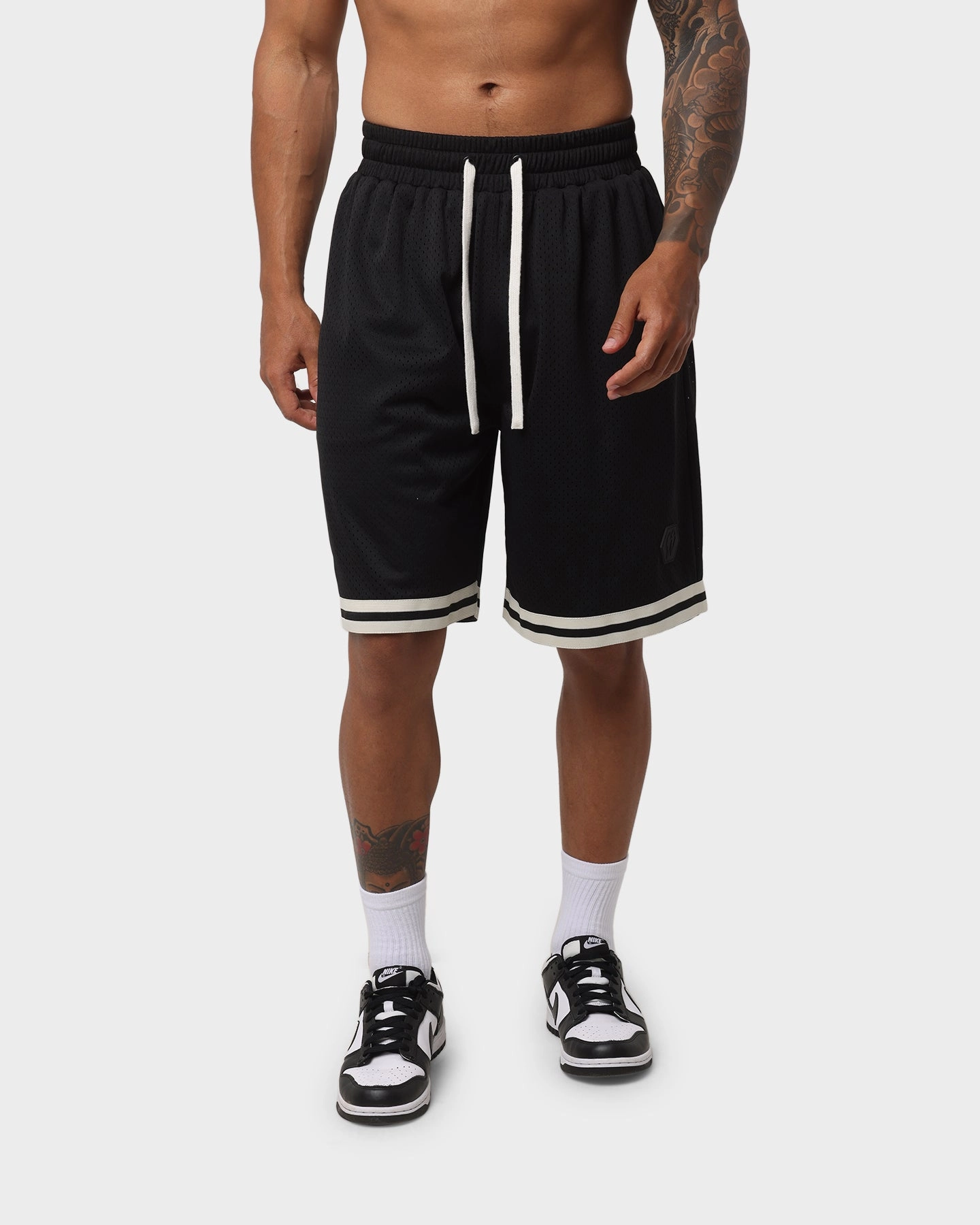 Bright Hues Fitness Ready EN ES Team Basketball Shorts Black