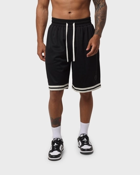 Bright Hues Fitness Ready EN ES Team Basketball Shorts Black