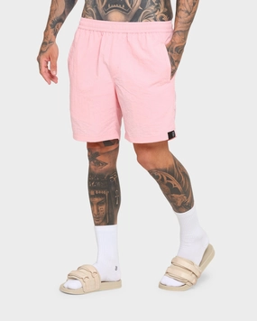 Clean Lines EN ES Walkman Beach Shorts Pink