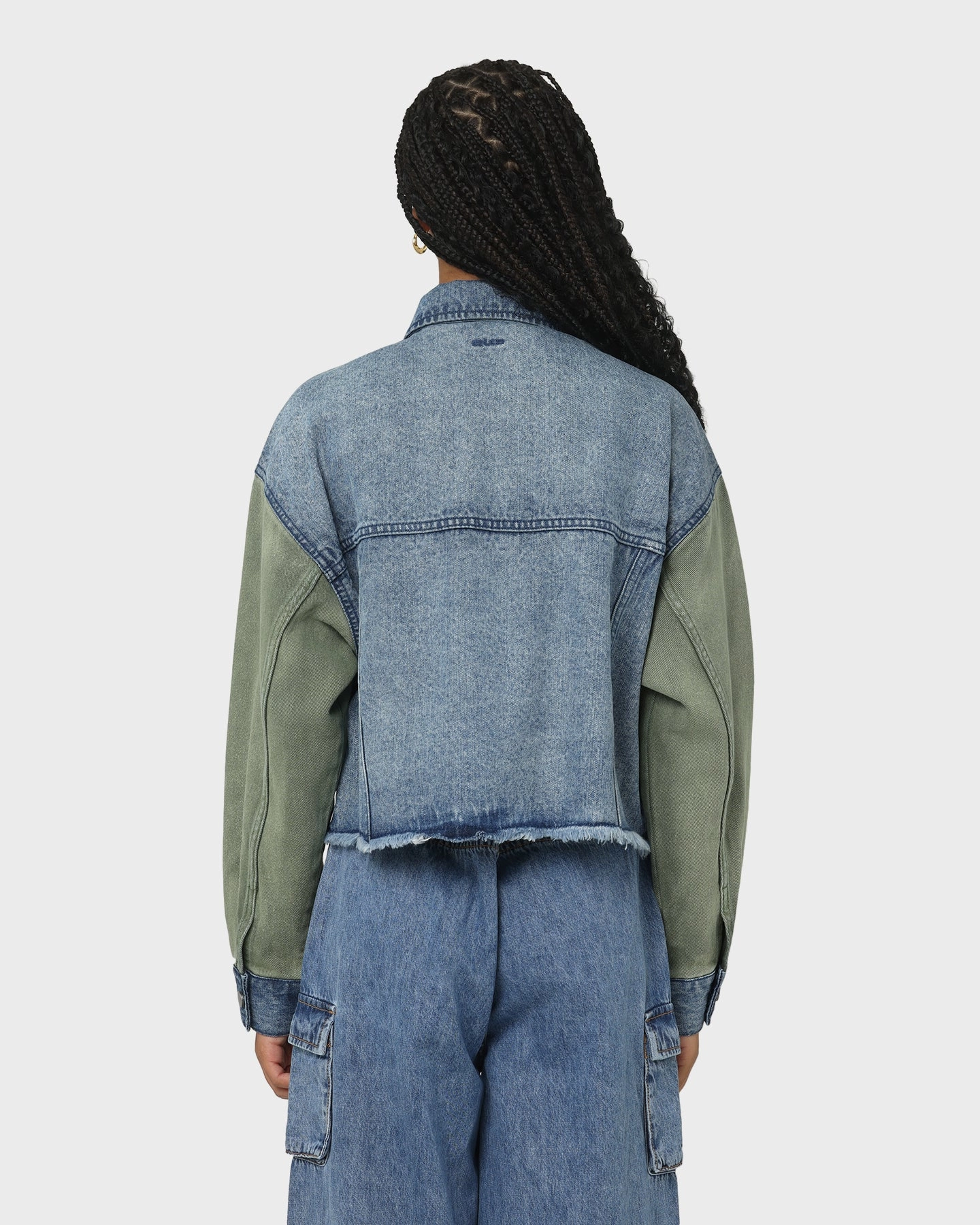 Chic EN ES Women's Mindset Cropped Jacket Khaki