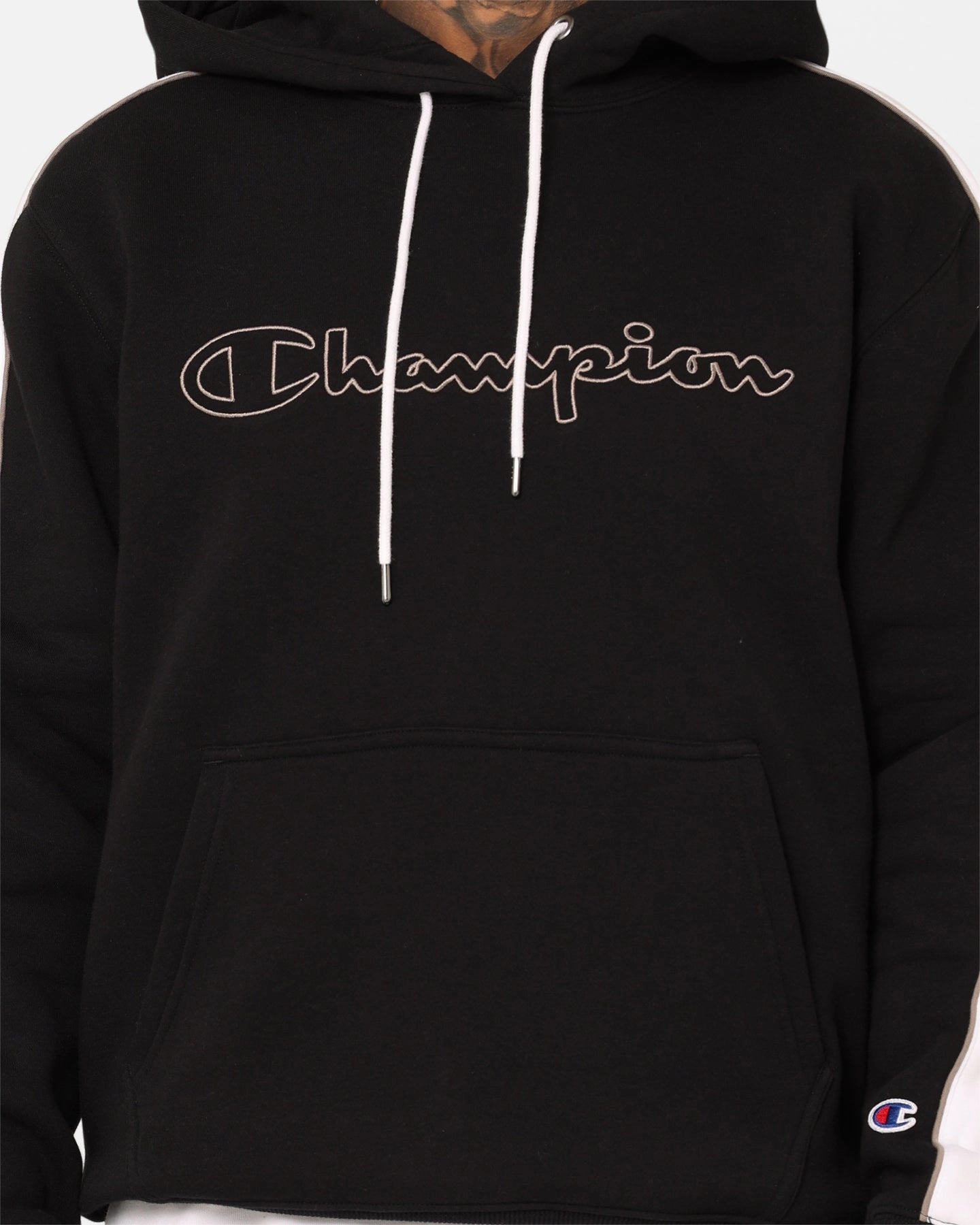 Smooth Gliding Liners Party use Champion Rochester City Hoodie Black/Grey