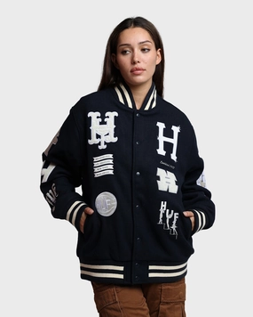 Nail-clipper Ticket HUF 20 Year Classic H Varsity Jacket Navy