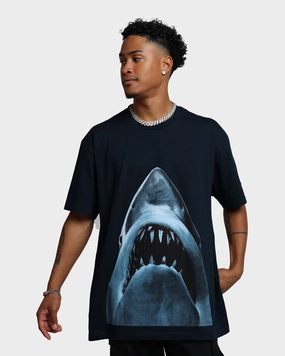 American Thrift X Jaws Jaws Vintage T-Shirt Navy Casual Chic Look
