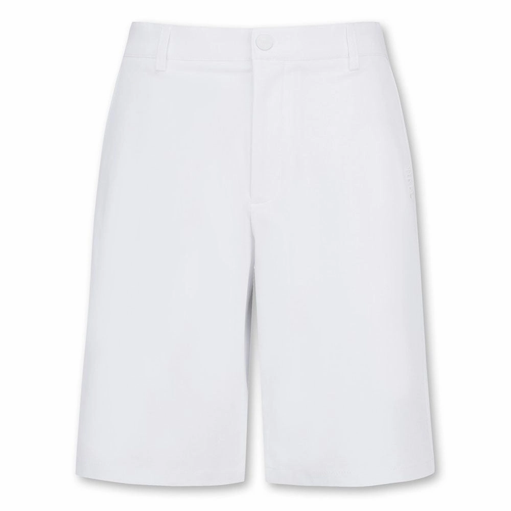 WAAC Athletic Essential Stretch Golf Shorts White - SS24 Men Cycling shorts first day of school