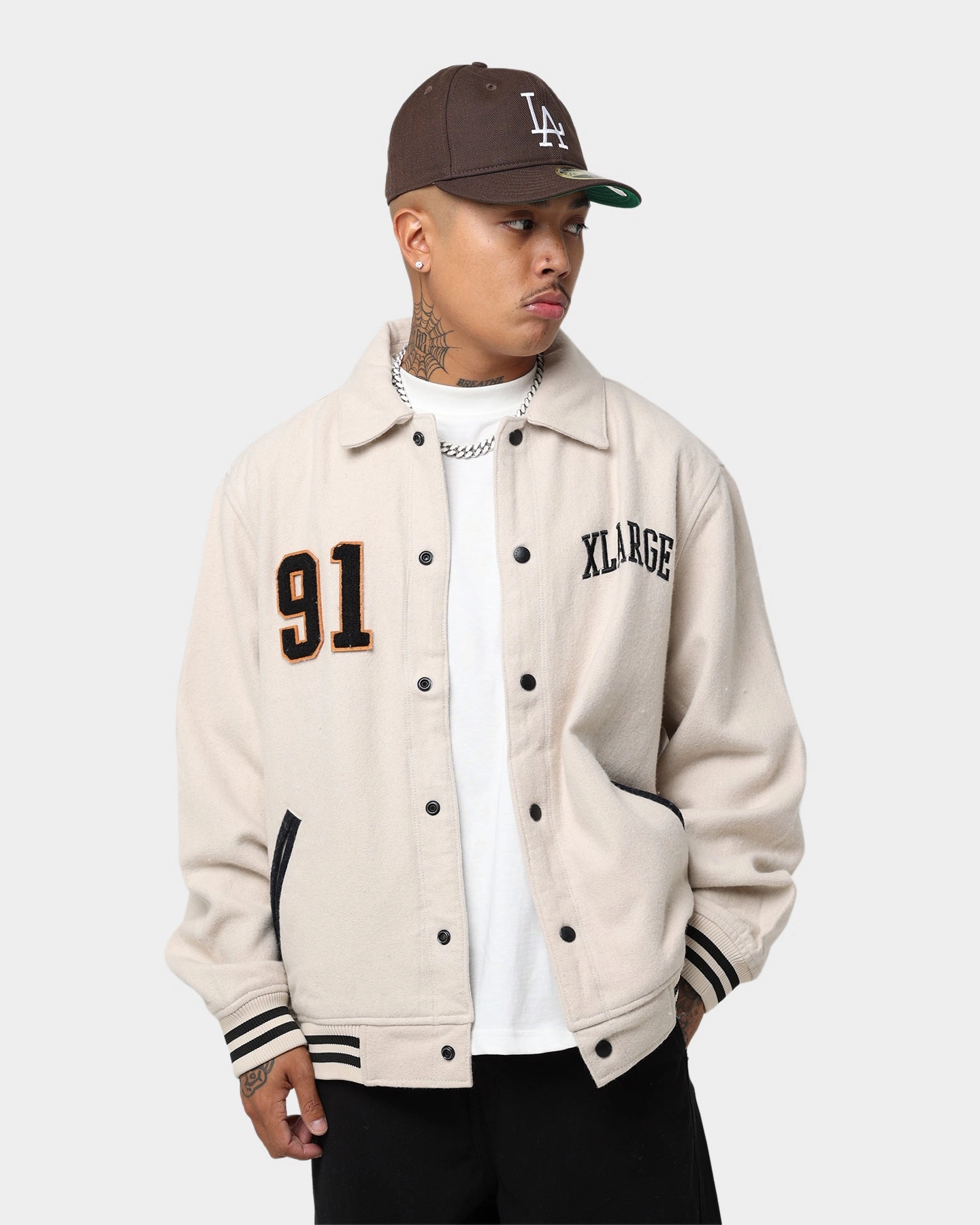 XLARGE Varsity Club Jacket Grey Sale