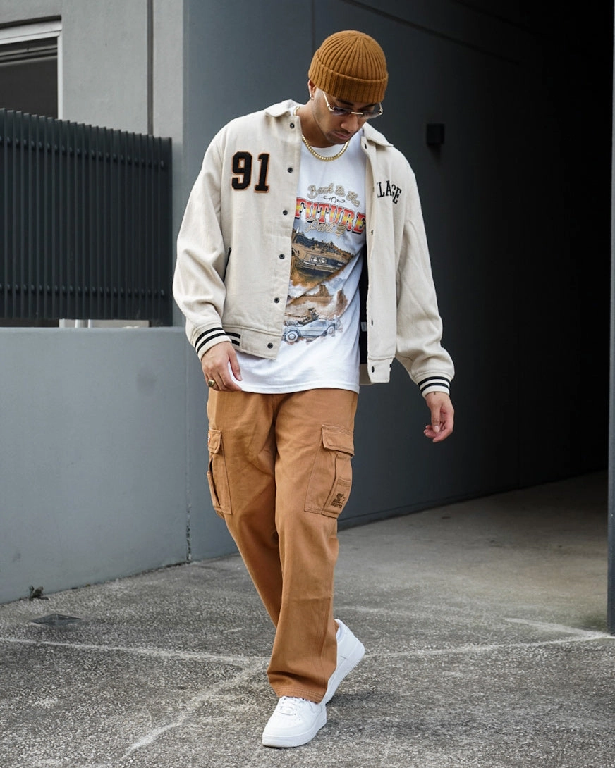 XLARGE Varsity Club Jacket Grey Winter Comfort Sympathy
