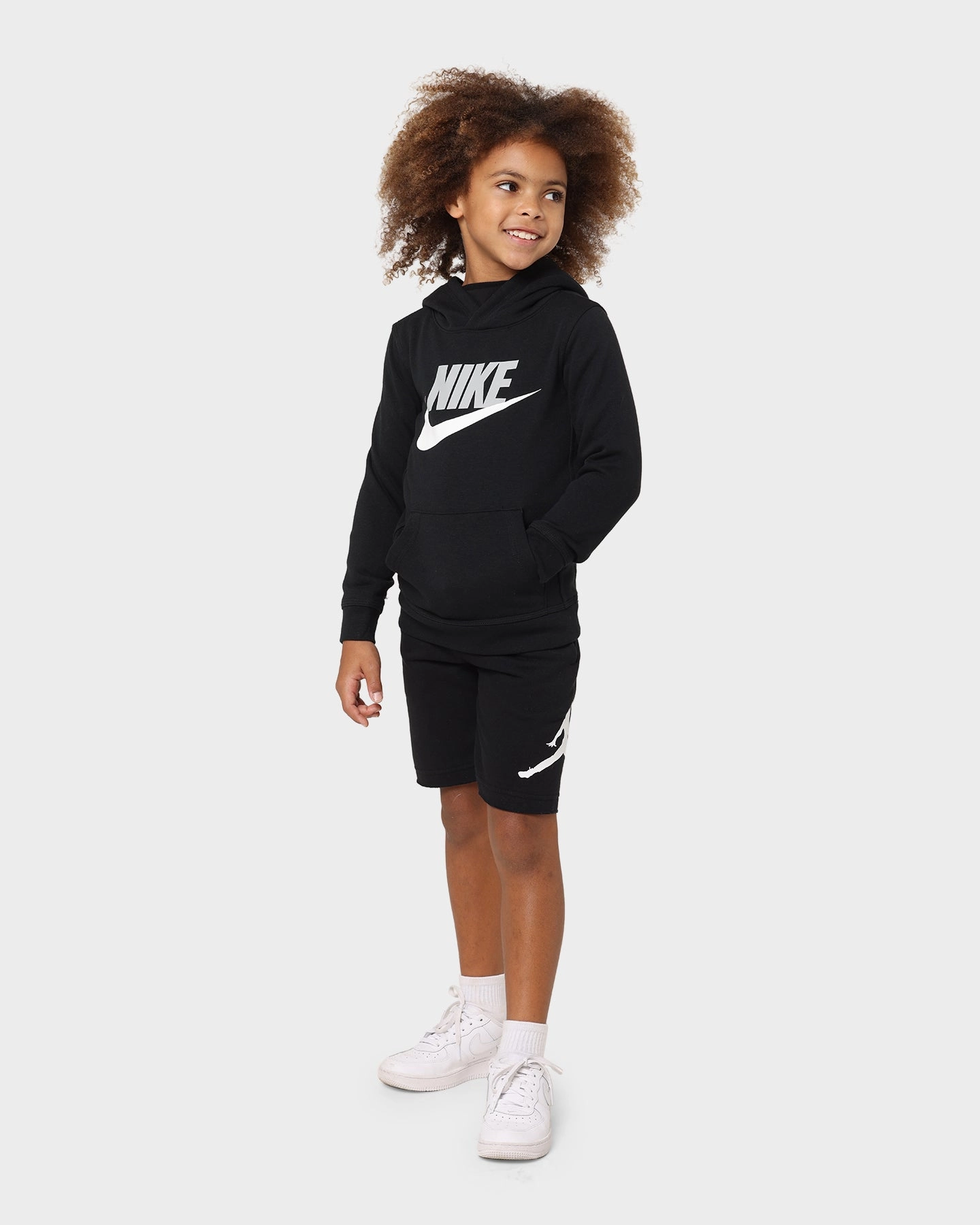 Camping Trip Nike Kids' Club HBR Pullover Hoodie Black