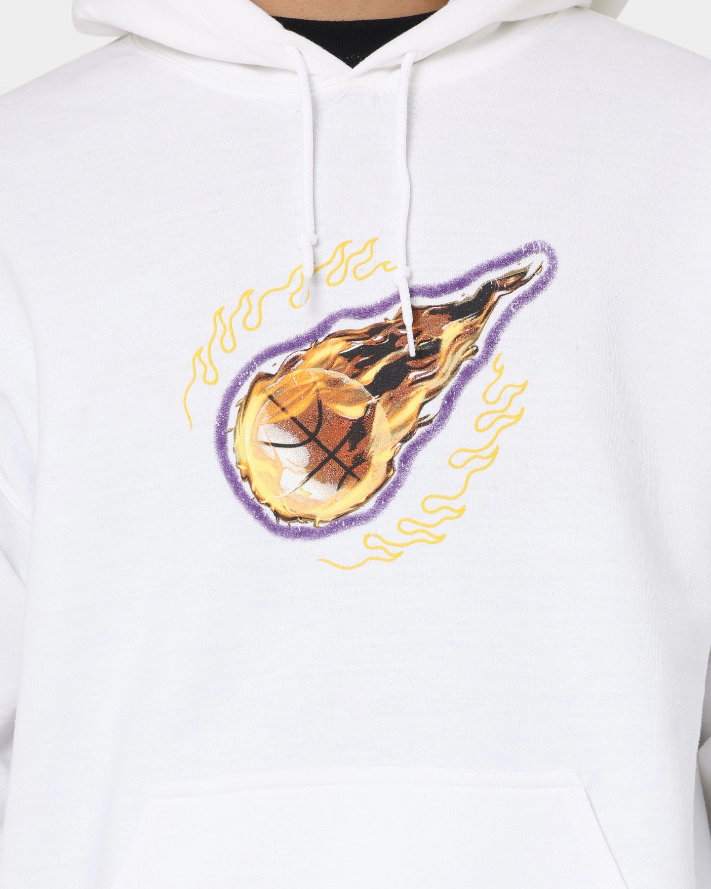 Goat Crew Space Slam Hoodie White Moisture Control Technology explosion - proof