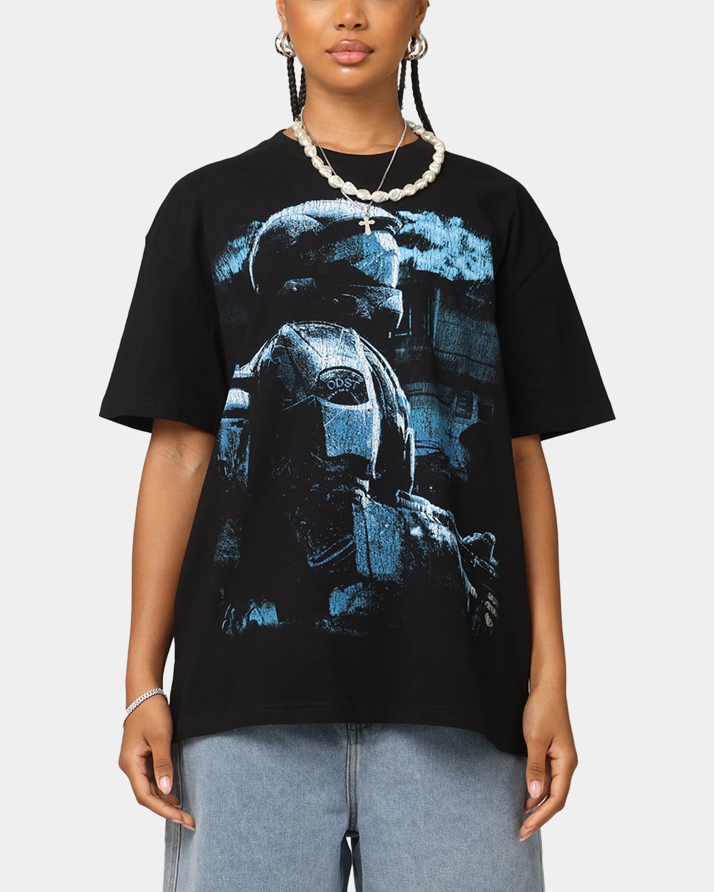 Goat Crew X Halo Halo ODST Vintage T-Shirt Black Heathered Texture