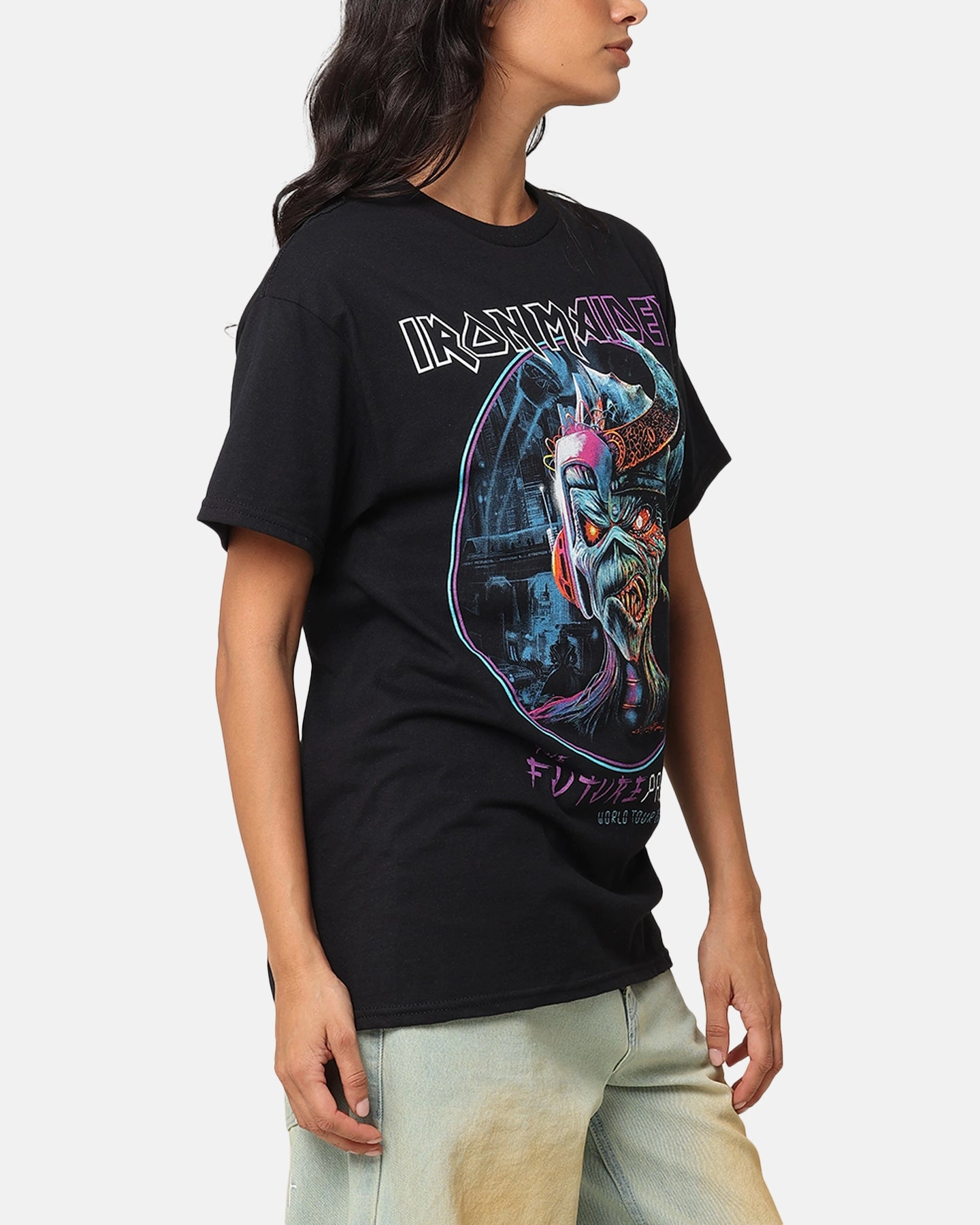 Iron Maiden Future Past Tour T-Shirt Black Sporty Appeal
