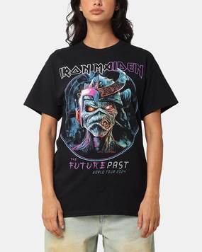 Micro Perforation Iron Maiden Future Past Tour T-Shirt Black