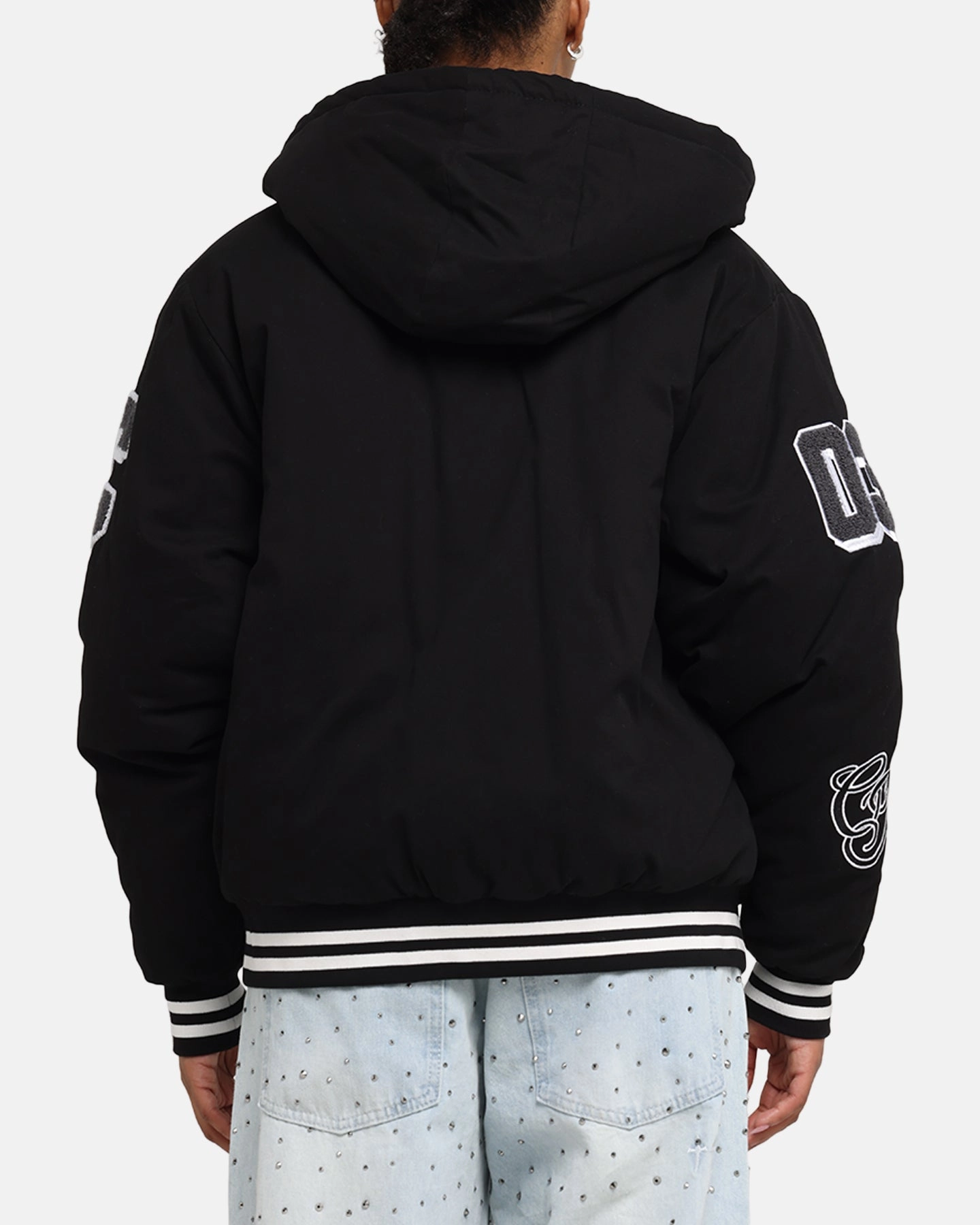 Carre C-Star Varsity Jacket Black Brand Flexible Shoulder Panels