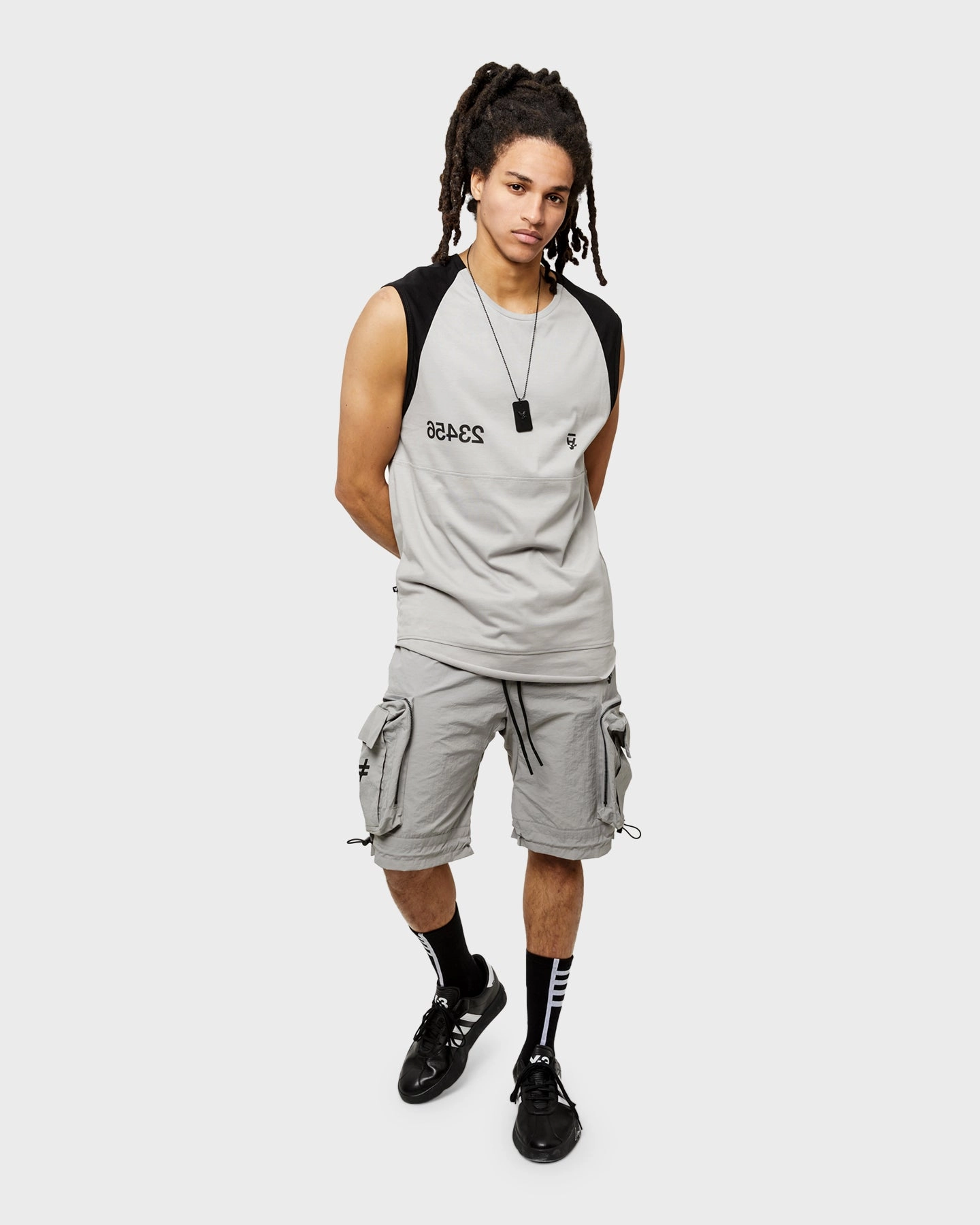 Comfy Fit Wear Timeless Appeal The Anti Order Unknown Singlet Ice Grey/Black