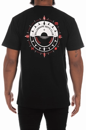 Geometric Pattern NeutralTonesCollection Billionaire Boys Club BB Compass SS Knit Tee