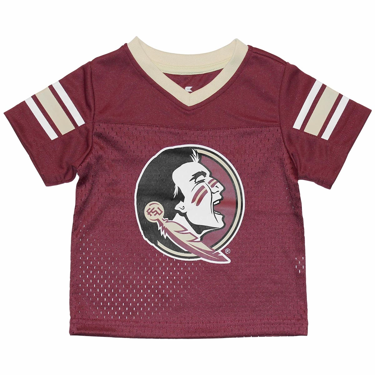 Camping attire Colosseum Toddler Seminole Logo Football Jersey - Garnet
