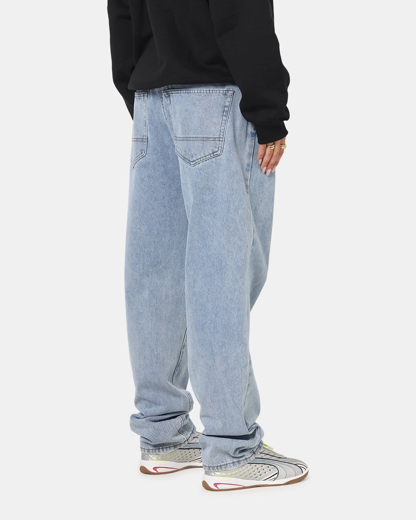 S Double Denim Standard Jeans Super Light Streetwear Fan Minimalist Style Outdoor Enthusiast Premium Home Comfort