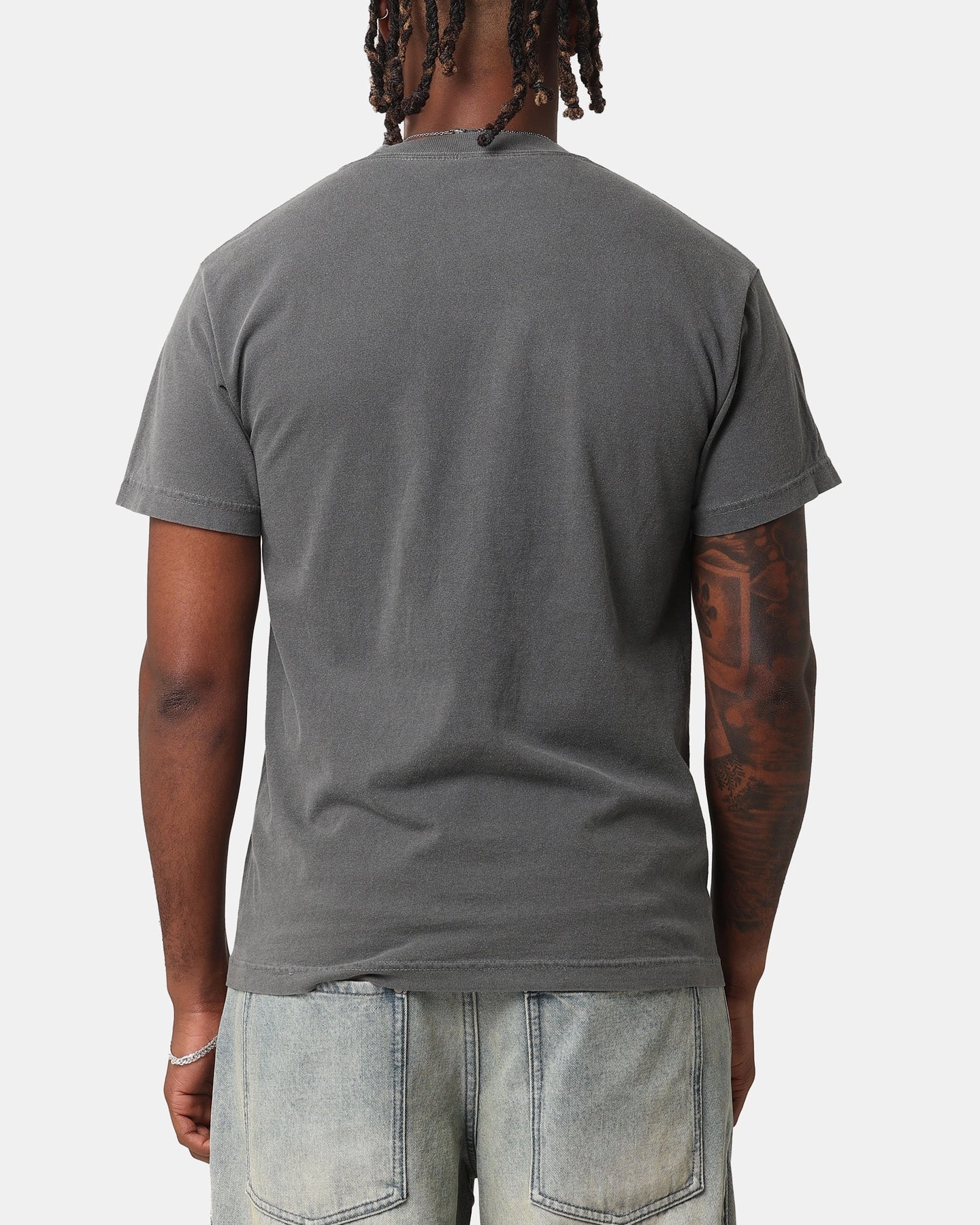 Minimal Trend Easygoing Design Evanescence Face T-Shirt Faded Black