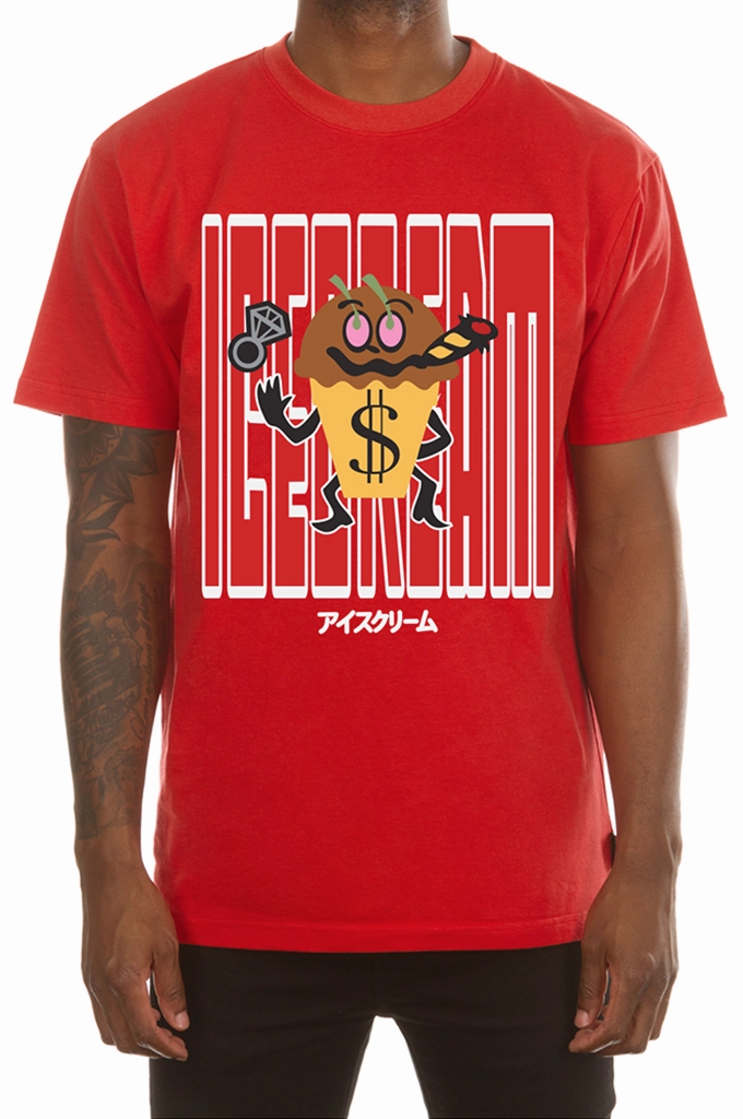 Icecream Smokey SS Tee Smooth Neckline