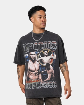 UFC By Goat Crew Dricus Du Plessis Vintage T-Shirt Vintage Black Minimalist Layer