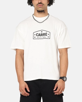 Carre Block Star T-Shirt Off White Heathered Fabric