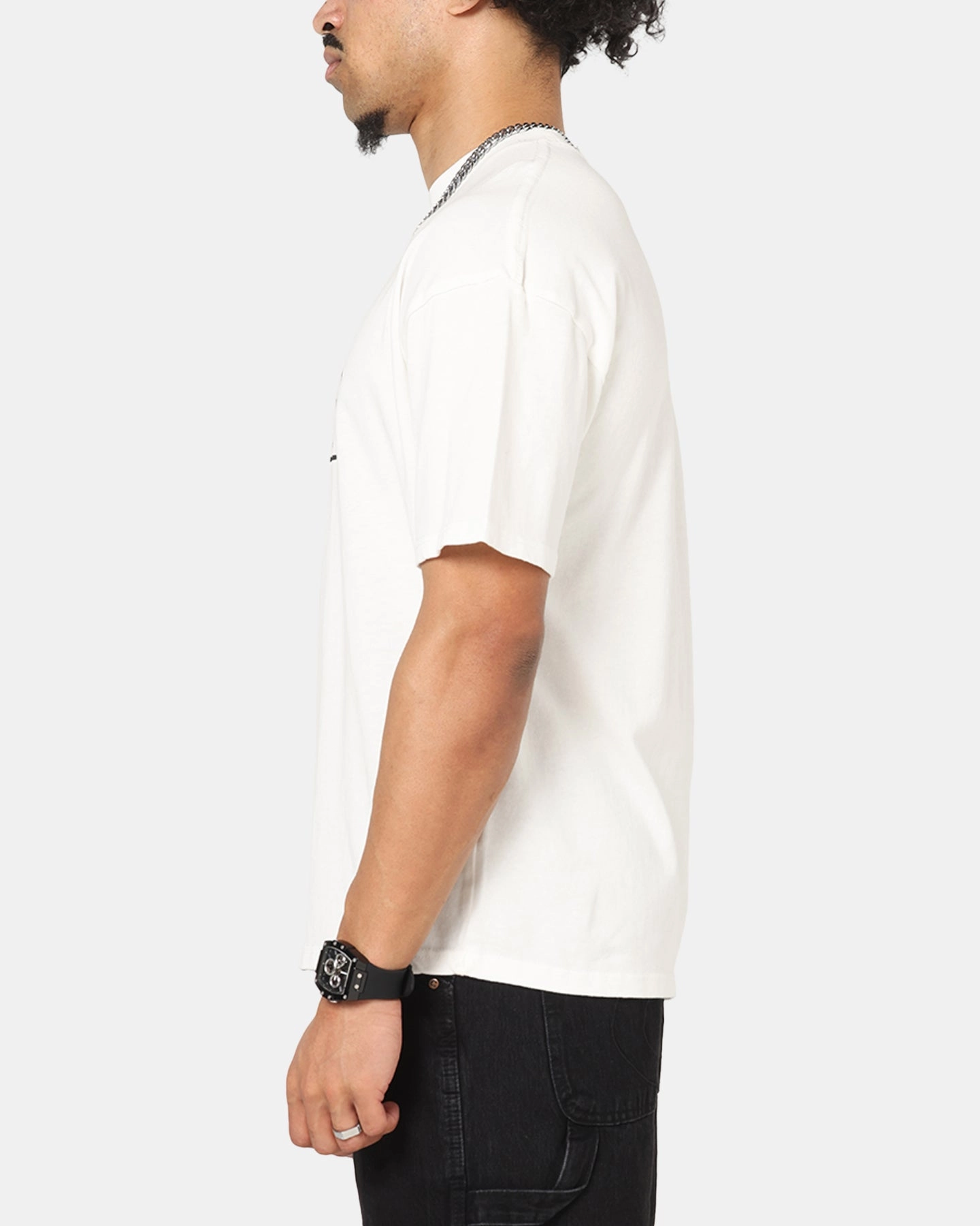 Breathable apparel Spring Freshness Carre Block Star T-Shirt Off White
