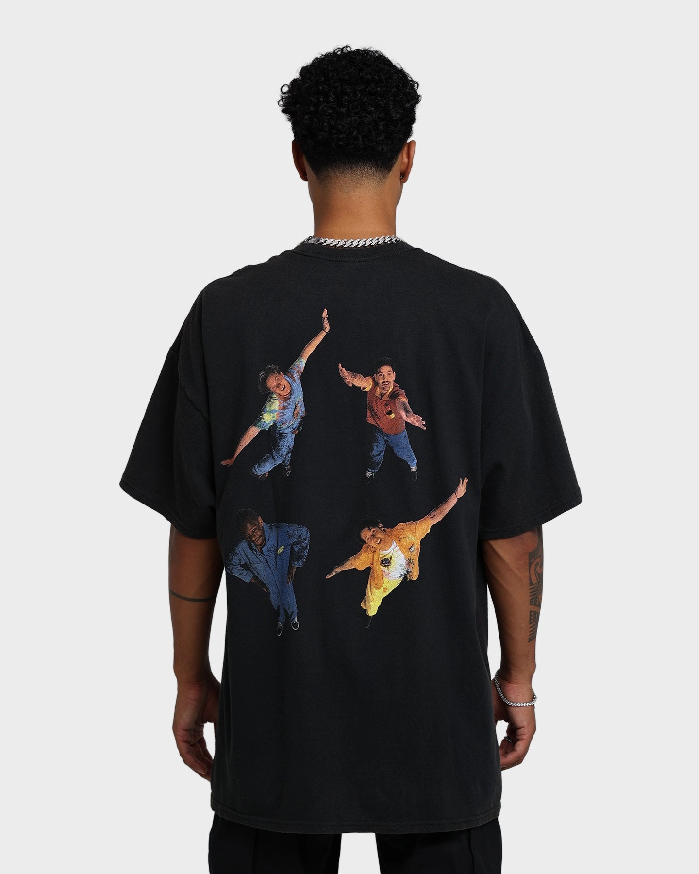 Goat Crew Half Baked Vintage T-Shirt Black Wash Indoor Event Tagless Neckline