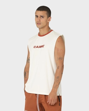 Bold and Comfortable Carre Tutech Muscle T-Shirt Off White