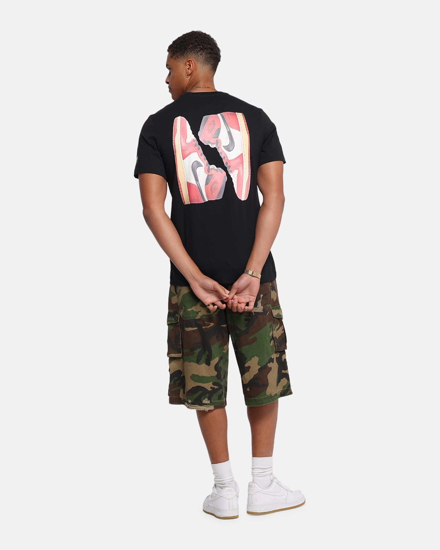 Jordan Flight Essentials AJ1 T-Shirt Black/Sail Weekend Ready