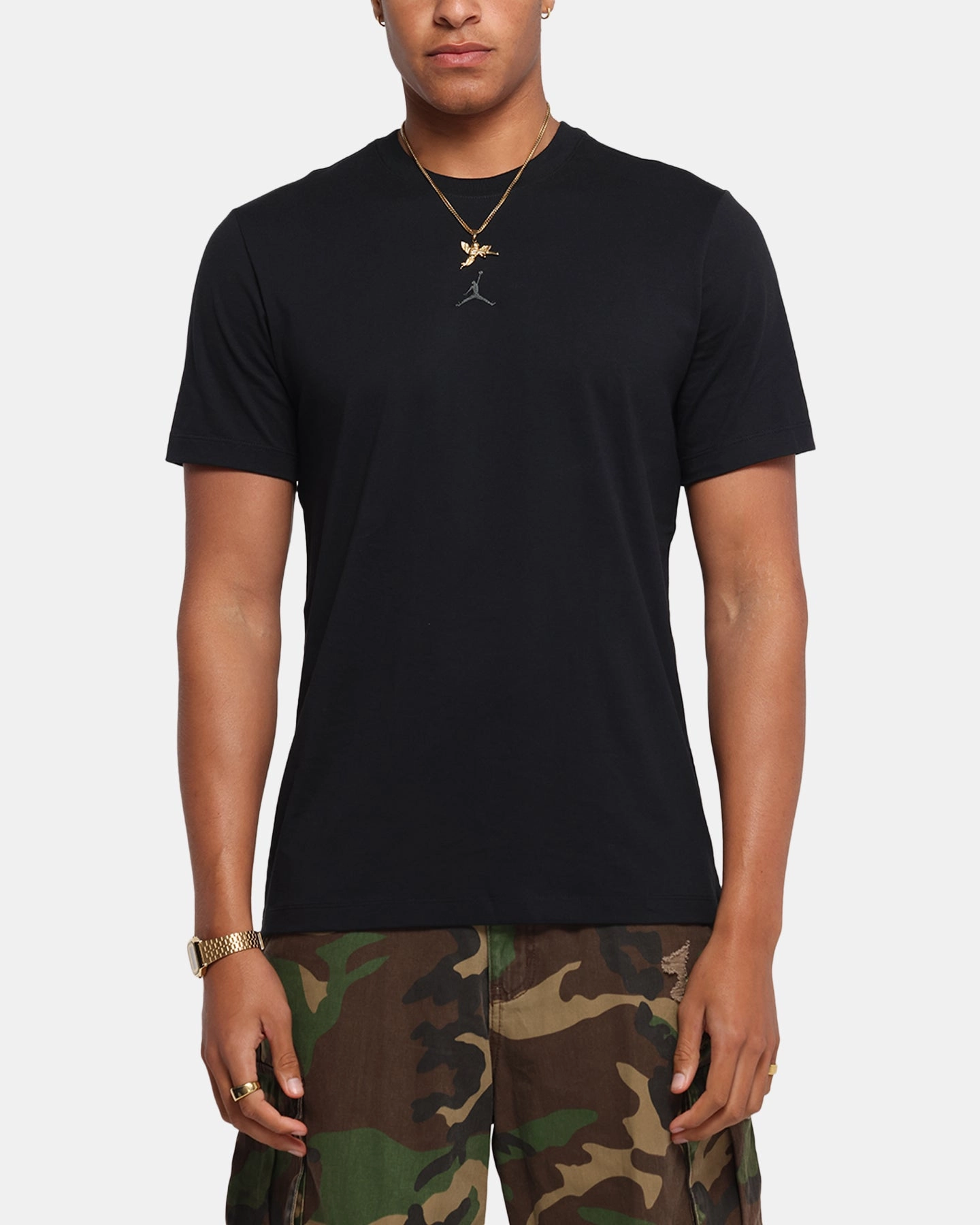 Running Speed Jordan Flight Essentials AJ1 T-Shirt Black/Sail