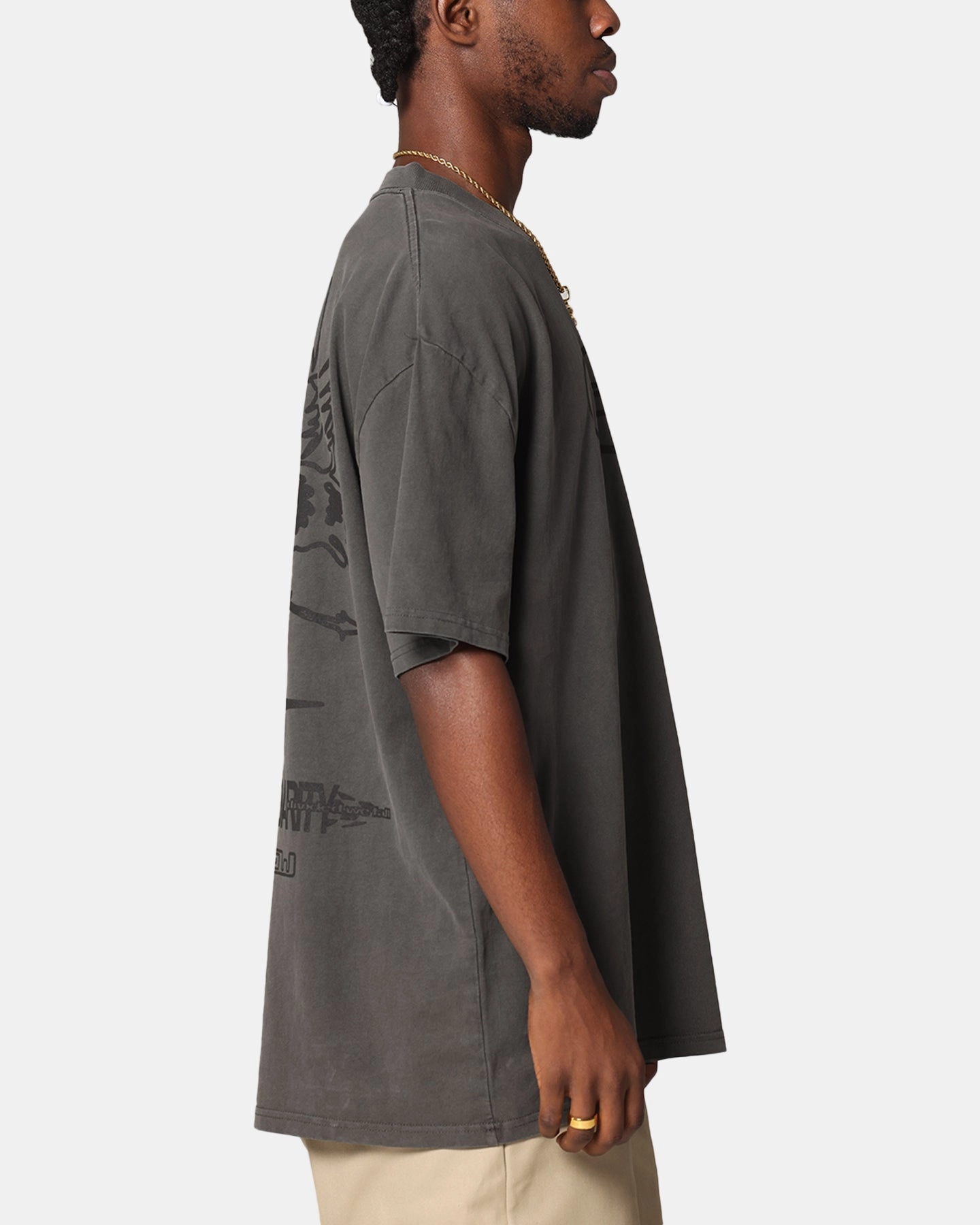 Date night Goat Crew Solidaritry T-Shirt Black Wash