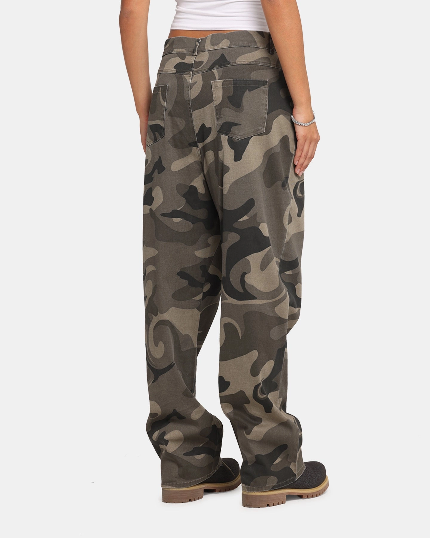 XXIII Washed Camo Pants Camo Classic Wear Textured Perfect for All