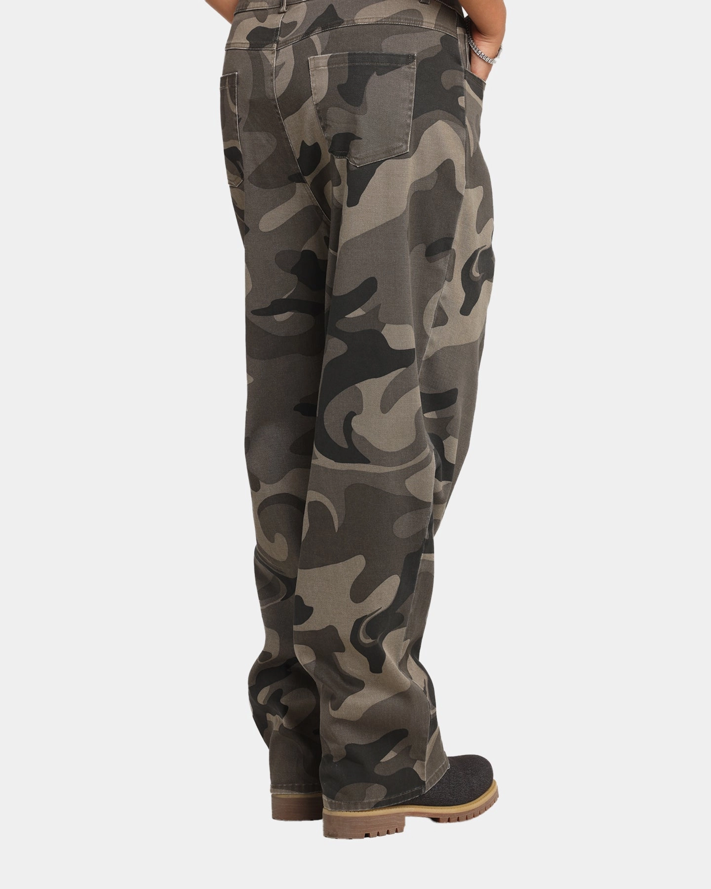 Unisex Outfit clean look XXIII Washed Camo Pants Camo
