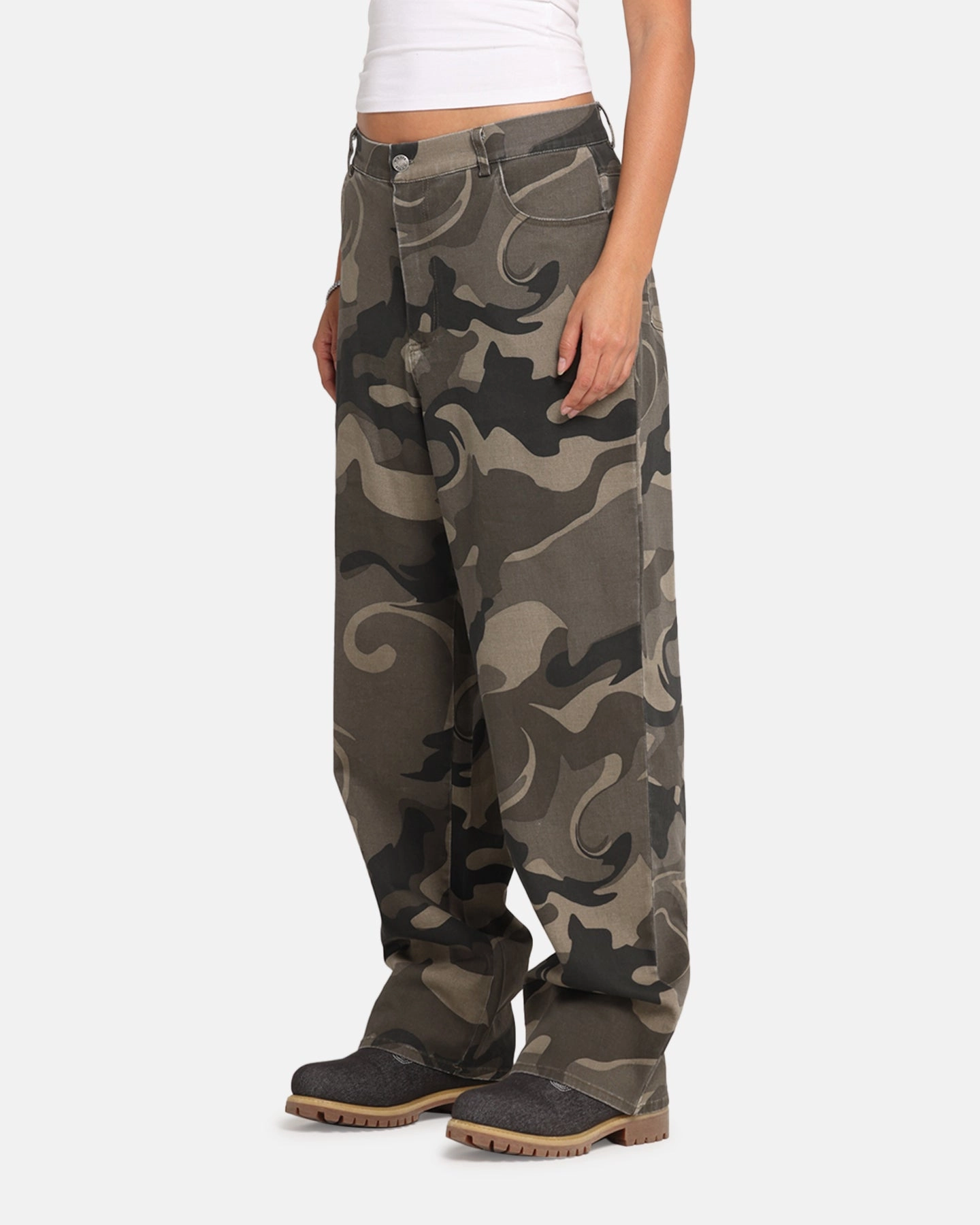 Fit And Easy XXIII Washed Camo Pants Camo
