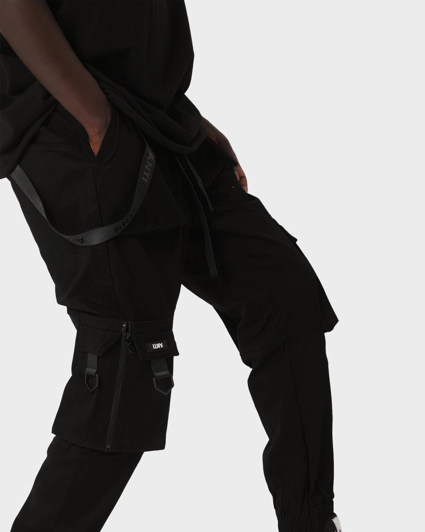 Recycled Polyester Comfy Style The Anti Order Armed Forces Elite Joggers Black