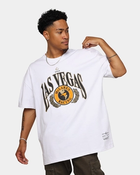 Mitchell & Ness X McLaren X Culture Kings Las Vegas Collection Vintage Sport T-Shirt Off White Comfortable Design Classic Wearable