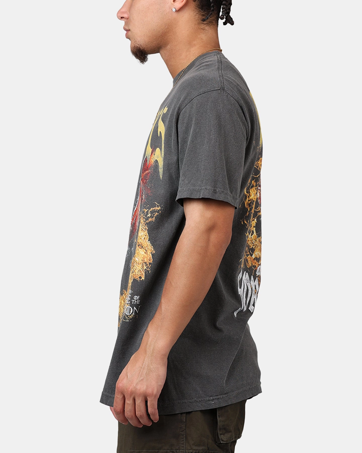 Everyday Layer Ripple X Game Of Thrones 'House Of The Dragon' Meleys T-Shirt Washed Black