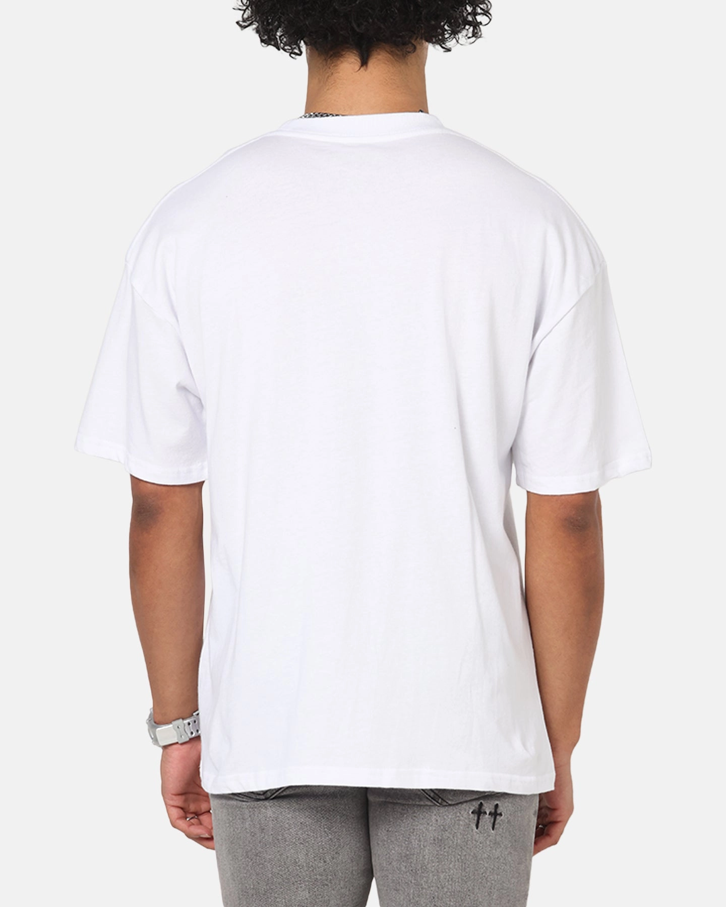 Pilling Resistant Finish Saint Morta Studios Logo T-Shirt White