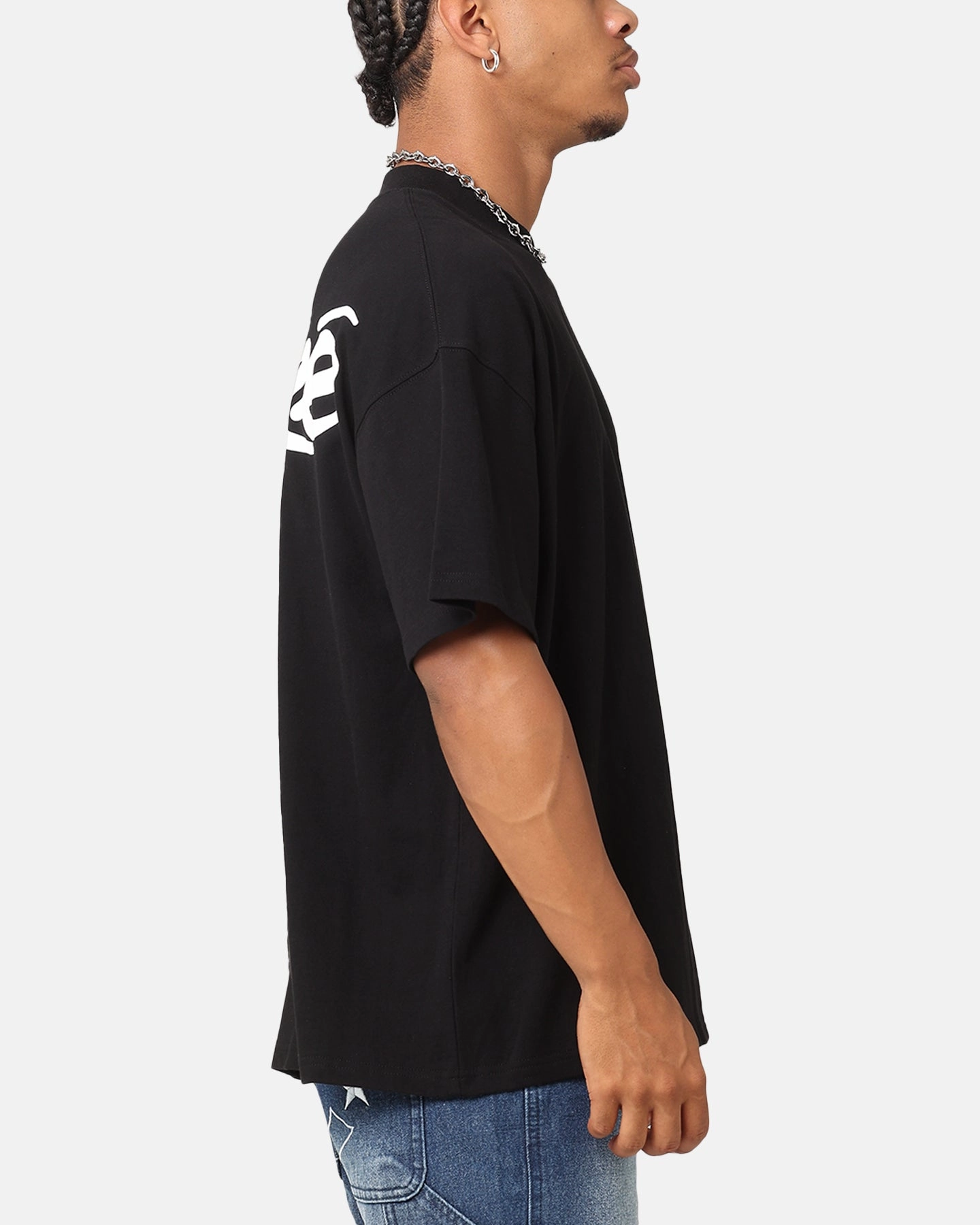 Carre Graffiti T-Shirt Black LayeredHemDetails