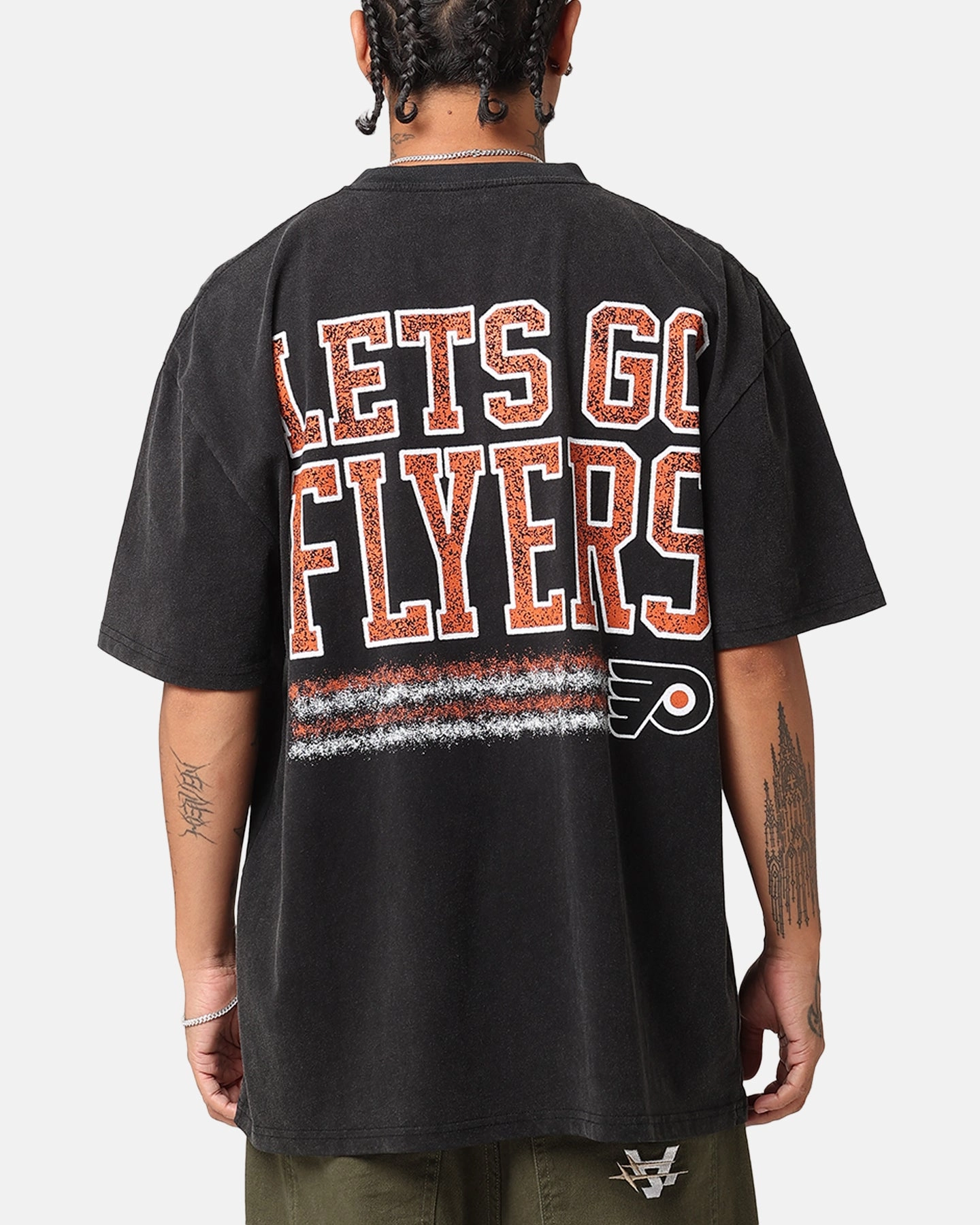 Relaxing Day Culture Kings Philadelphia Flyers Mascot Heavy T-Shirt Vintage Black