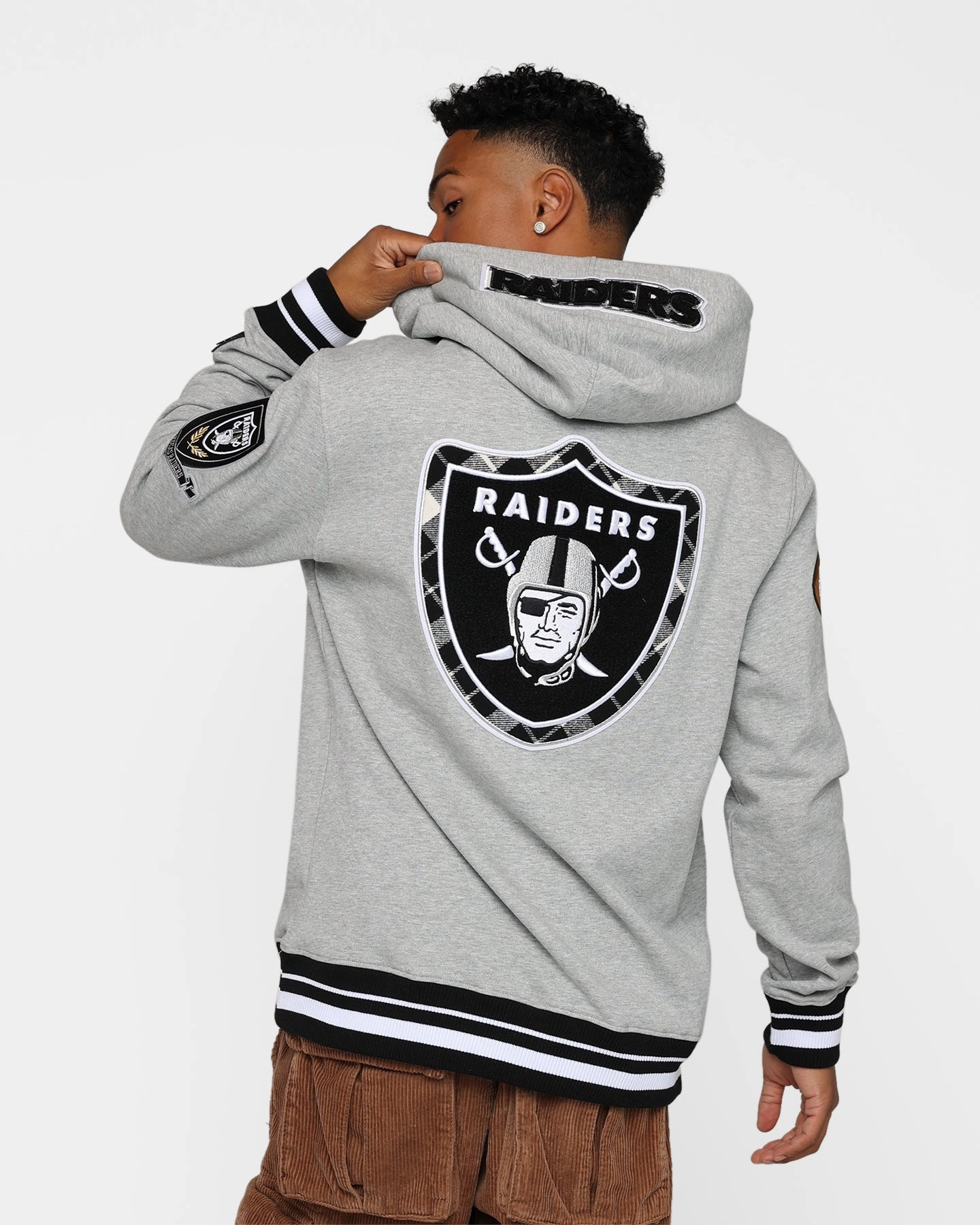 Pro Standard Las Vegas Raiders Pro Prep Hoodie Heather Grey/Black planned purchase