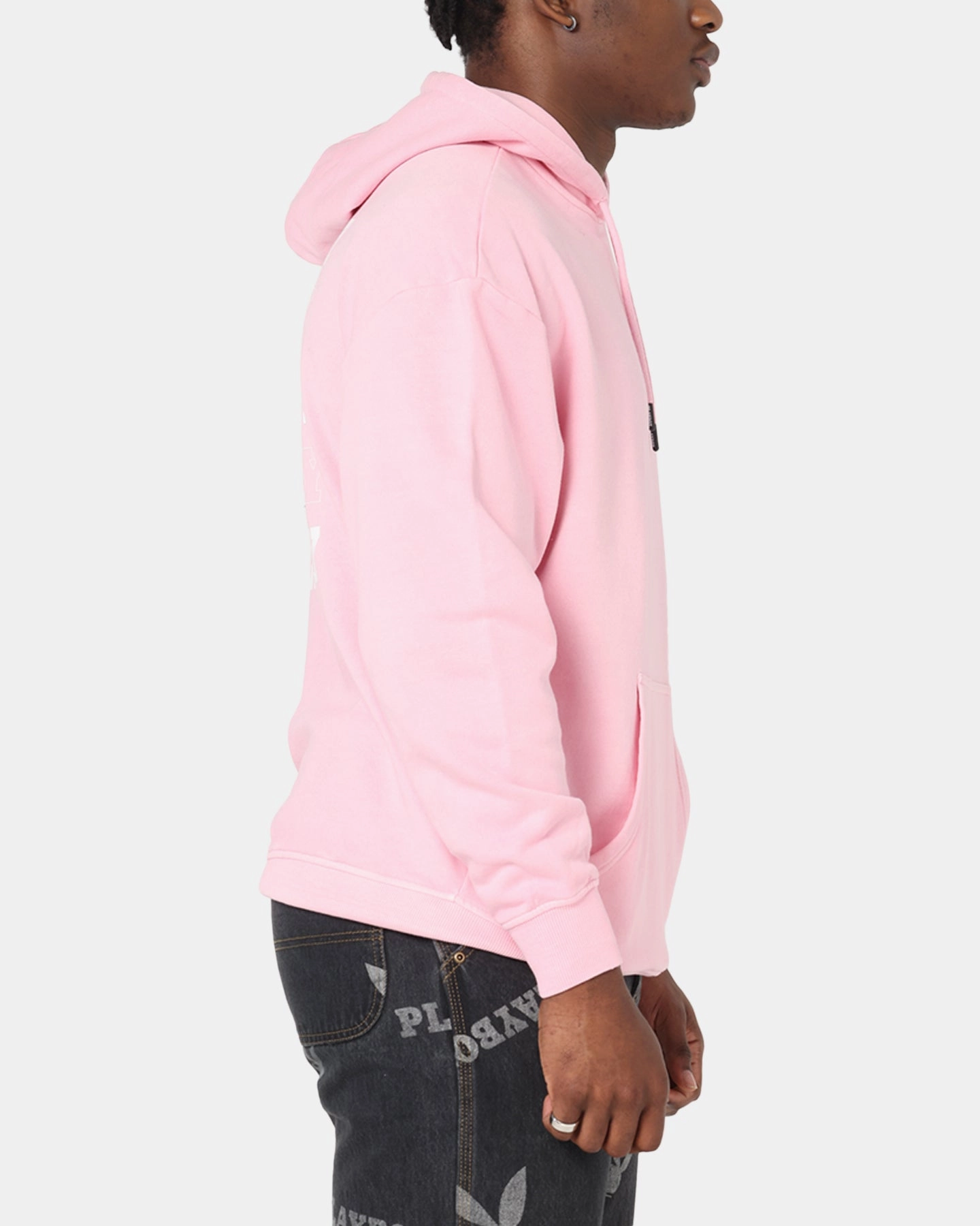 Playboy Stack Washed Hoodie Washed Pink Everyday Fresh