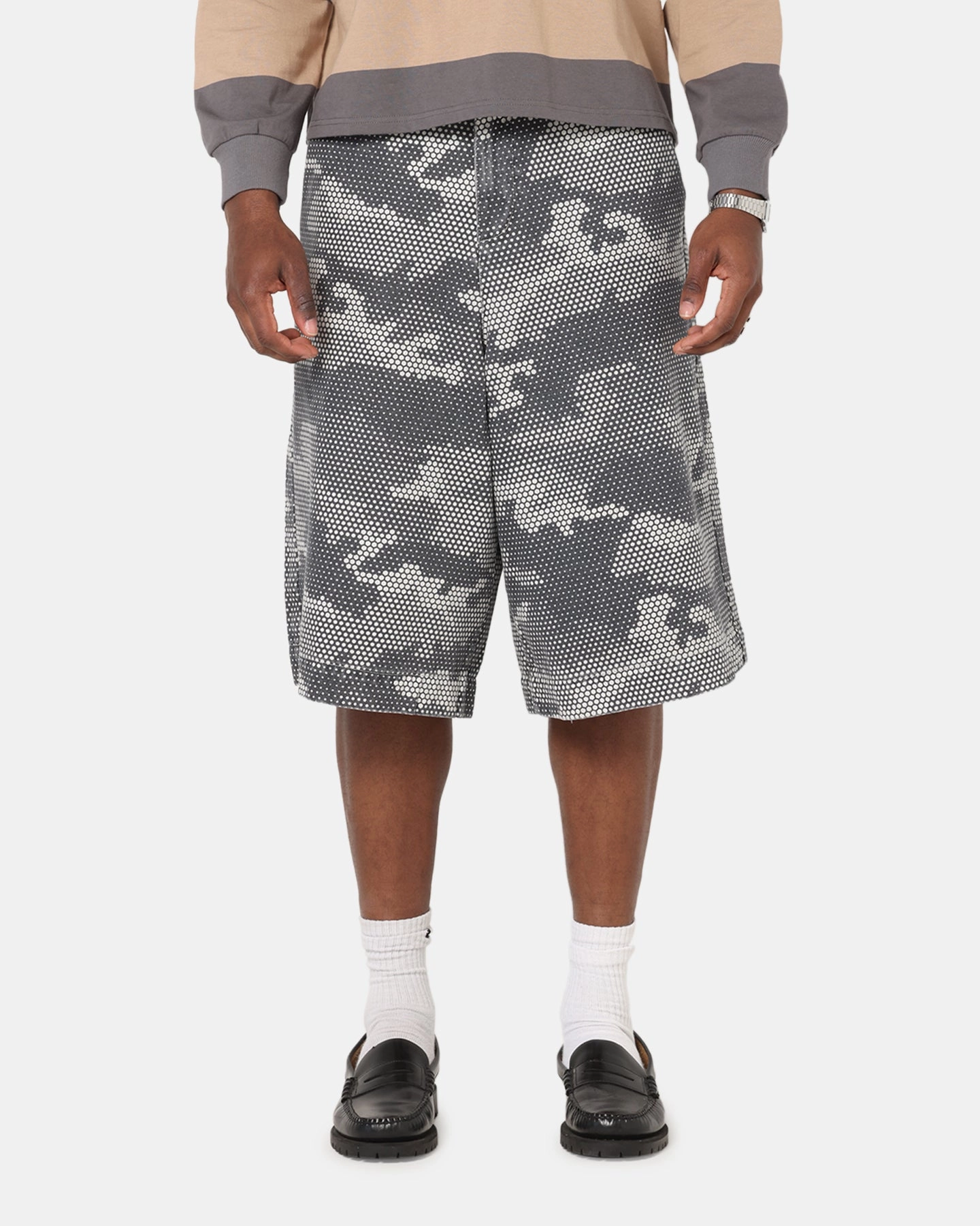 Practical Wear Yoga wear XXIII Wide Leg Denim Shorts Digi Camo